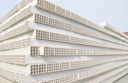 PVC grid pipe 