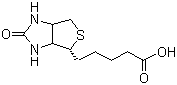 D-Biotin, Vitamin H, Vitamin B7, Hexahydro-2-oxo-1H-thieno[3,4-d]imidazole-4-pentanoic acid, CAS #: 58-85-5