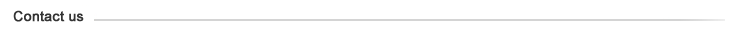 Contact us